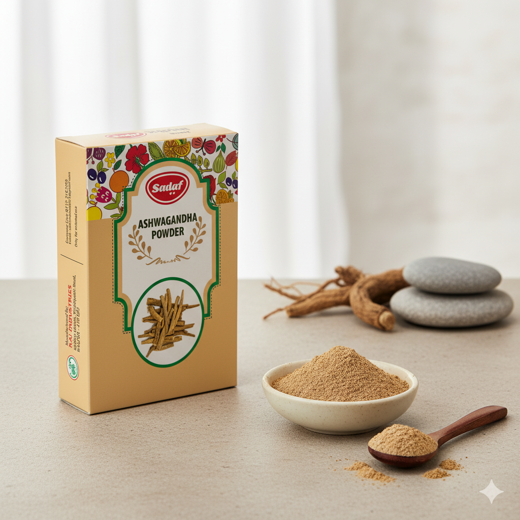 Sadaf 100% Natural Ashwagandha Powder (Withania somnifera)