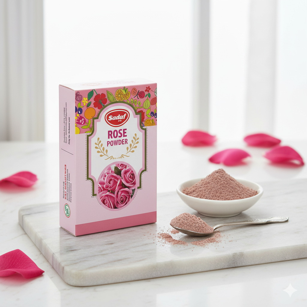 Sadaf 100% Natural Rose Petal Powder (Rosa centifolia)