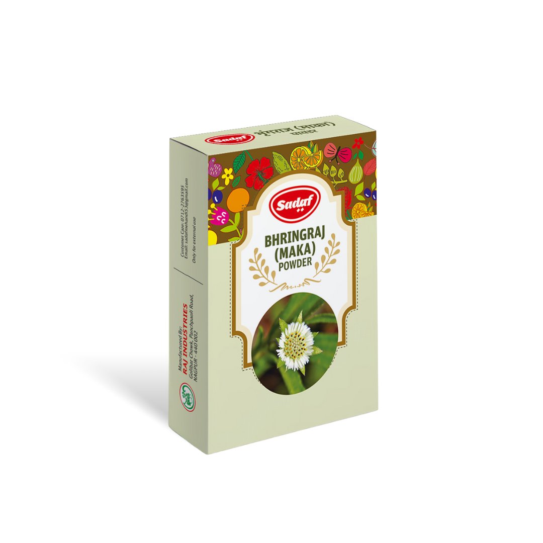 Sadaf 100% Natural Bhringraj Maka Powder