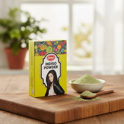 Sadaf India | Indigo Powder for Hair | Herbal Hair Dye & Care