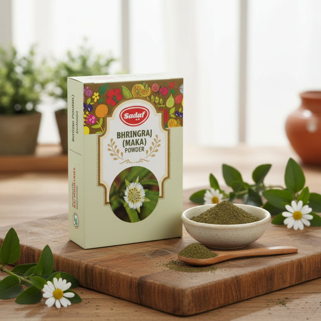 Sadaf 100% Natural Bhringraj Maka Powder